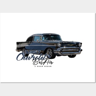 1957 Chevrolet Bel Air 2 Door Sedan Posters and Art